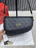 Guess G Dream Flap Shoulder Crossbody Bag Black