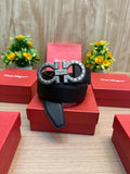 Salvatore Ferragamo Silver Black Tex