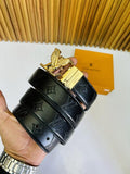 Louis Vuitton Gold Black Reversible