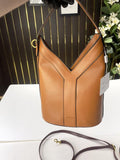 Ysl Y Top Handle Bucket Bag Brown