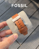 Fossil Bronson Chronograph Luggage Leather Brown