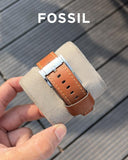 Fossil Bronson Chronograph Luggage Leather Green