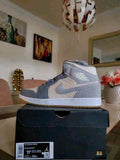 Air Jordan 1 Mid Coconut Milk Particle Grey