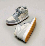 Air Jordan 1 Mid Coconut Milk Particle Grey