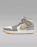 Air Jordan 1 Mid Coconut Milk Particle Grey