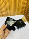 Prada Logo Gold Black Premium