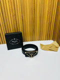 Prada Logo Gold Black Premium
