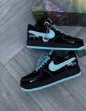 NikE Airforce 1 Low X Stussy X Black Blue