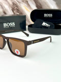 Hugo Boss Brown Square