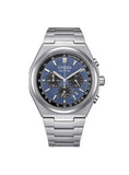 Citizen Zenshin Chrono Super Titanium Silver Blue