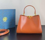 Tory Burch Satchel 23cm Bag Light Brown