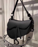 Dior CB Saddle Black Leather