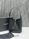 Yes Saint Lauren Le 5 A 7 Hobo Shoulder Bag Black