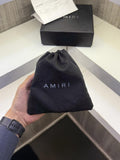 Amiri All Black Premium Belt