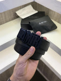 Amiri All Black Premium Belt