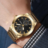 Guess Jet Multifunction Gold Black