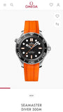 Omega Seamaster Diver 300M Orange
