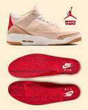 Nikee Levis x Air Jordan 3 Year Of The Horse