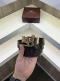 Burberry London Reversible Belt Gold