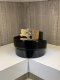 Burberry London Reversible Belt Gold