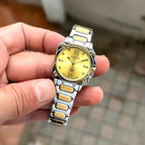 Gucci Dual Tone Gold Silver