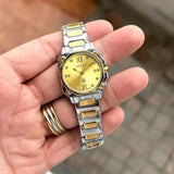 Gucci Dual Tone Gold Silver