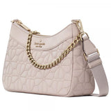 Katee Spade Spade Flower Quilted Fabric Convertible Crossbody Pink
