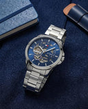 Tommy Hilfiger Skeleton Automatic Silver Blue