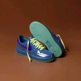 Nike Airforce 1 Low Patent Mystic Navy And Grey Ice