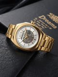 Armani Exchange AX2418 Hampton Automatic Gold White