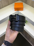 Hermes Imported Belt All Black