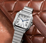 Cartier Santos Automatic Silver White