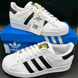 Adidas Superstar White Black Leather