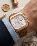 Guccci G-Coupe 200 Series Chronograph Brown Rose Gold White