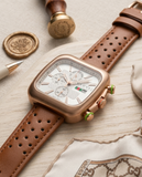 Guccci G-Coupe 200 Series Chronograph Brown Rose Gold White