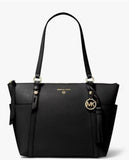 Michael Kors Sullivan Saffiano Black Tote Bag