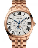 Cartier Drive De Moon Phase Gold White