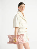 Balmaiin Medium Anthem Bag In Smooth Leather Pink