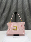 Balmaiin Medium Anthem Bag In Smooth Leather Pink