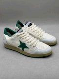 Golden Goose Ballstar White Green