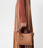 Tods Micro Leather Handbag Beige