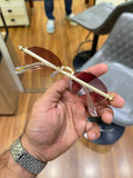 Rayban 999 Gold Brown Shaded