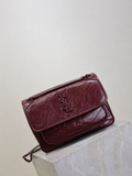 Ysl Niki 1825 Small Shoulder Bag Maroon