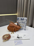 Dior Saddle Brown Leather