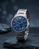 Emporio Armaani Classic Silver-Blue
