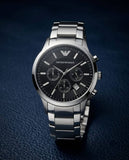 Emporio Armaani Classic Silver-Black