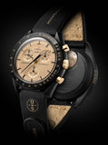 Omega Swach Speedmaster 1969 Black Gold