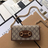 Gucci 74 Horsebit 1955 Chain Wallet Crossbody