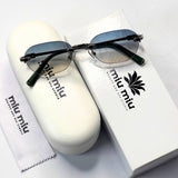 Miu Miu 62 Sea Green