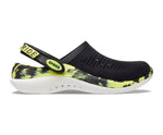 Crocs Lite Ride 360 Black Yellow Camo Clog